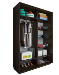 Шкаф-купе венге Акцент-Вера КР 1400х600 Венге