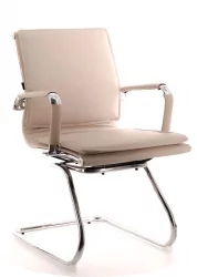 Кресло для посетителей Nerey CF экокожа Бежевый