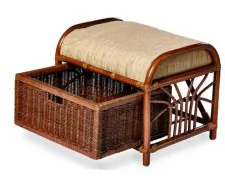 Пуф с 1 выдвижным ящиком 12/20 орех матовый