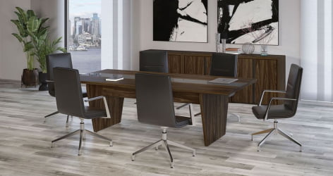 Шкаф средний широкий (2 средних фасада стекло сатин в раме) Corner COR.ST-2.4R Орех Лоренцо