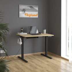 Стол подъемный электрический XTEN-UP AT-001 Дуб светлый/черный