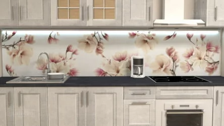 Глянцевый фартук (КОМПОЗИТ) KM 08