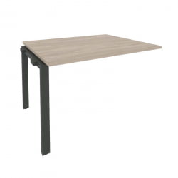 Проходной наборный элемент переговорного стола ОНИКС О.МП-НПРГ-2 Дуб Аттик/Антрацит / ONIX O.MP-NPRG-2