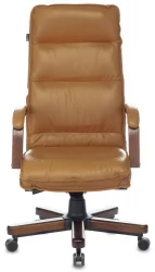 Кресло руководителя Бюрократ T-9927WALNUT Горчичный