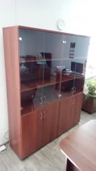 Дверь для стеллажей Д-3 левая французский орех