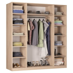 Шкаф распашный R-198х180х60-1-TR-M(ЯШТ-ЯШС)