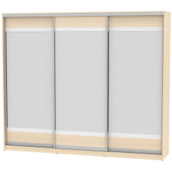 Шкаф-купе B-230х270х60-2(ДМ-D10D10D10)