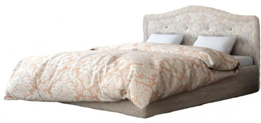 Кровать с мягким изголовьем Dream Бежевый