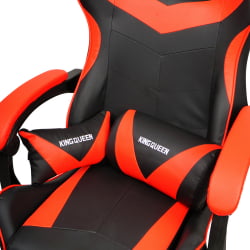 Геймерское кресло 088 цвет черный/красный с массажем 088-black-red-mass