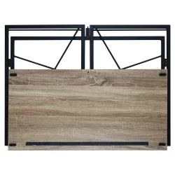 Стол на металлокаркасе BRABIX LOFT CD-002 Дуб антик