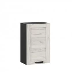 Шкаф кухонный 450 Винченца ЛД 234.330.000.076 Черный Дуб Крафт белый