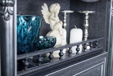 Шкаф для вытяжки Италия ЛД 275.980.000 Черный Дуб темный