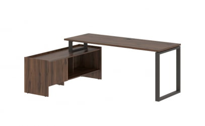 Стол с тумбой EDIS EQCT 19614 Дуб Денвер темный Мокко