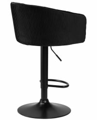 Стул барный DOBRIN DARCY BLACK (черный велюр (1922-21))