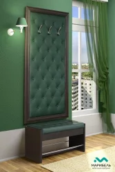 Тумба для обуви Визит-1 ЛДСП+ иск.кожа  terra 106 - Венге