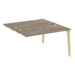 Стол-приставка двойной к опорным элементам ONIX WOOD OW.D.SPR-3.7 Тиквуд Темный/Светлый