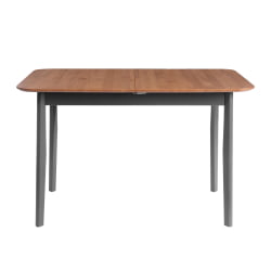 Стол Соната Люкс раздвижной/Sonata Lux extension table массив сосны, антик /графит, 120-(150)х75х73 см