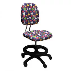 Детское компьютерное кресло LB-C17 [Синий, круги]