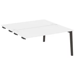 Стол-приставка двойной к опорным элементам ONIX WOOD OW.D.SPR-4.8 Белый Бриллиант/Темный