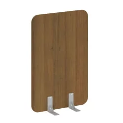 Перегородки на металлических опорах на фетровых подпятниках Р-лине ДП.Ф-80-120 Орех Гварнери / R-line DP.F-80-120