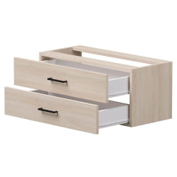 Модуль с ящиками для стеллажа металлического (комплект элементов стеллажа) Everprof EVO 254Н012 Дуб Соната Черный