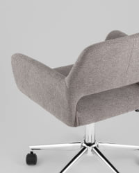 Стул офисный ROSS рогожка темно-серый