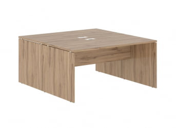 Рабочая станция EDIS ED2ST 1580 Дуб Денвер светлый Белый