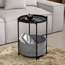 Стол журнальный Берген Черный