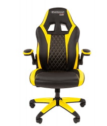 Кресло геймерское CHAIRMAN GAME 15 Черный Желтый