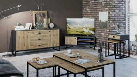 Стол Лофт ЛД.689.090.000 Дуб Вотан