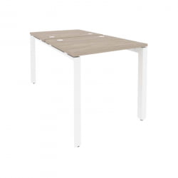 Рабочая станция на П-образном м/к ОНИКС О.МП-Д.РС-2.0.7 Дуб Аттик/Белый / ONIX O.MP-D.RS-2.0.7