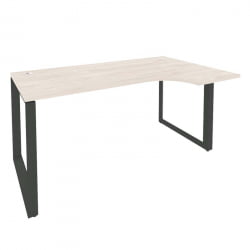 Стол эргономичный правый на О-образном м/к ONIX O.MO-SA-1R Денвер Светлый/Антрацит