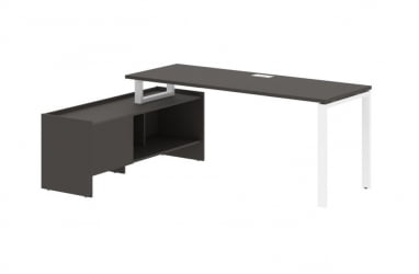 Стол с тумбой EDIS EUCT 19614 Мокко Белый