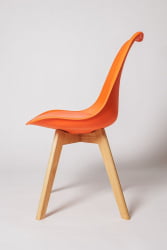 Мягкий стул Eames SC-034 Оранжевый