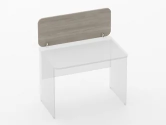 Экран разделительный прямой Glassy 5.14.10 Дуб сантана светлый