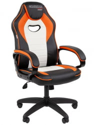 Игровое кресло Chairman гаме 16 Черный Оранжевый Белый / game