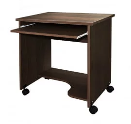 Компьютерный стол на колёсиках Студент 1 венге