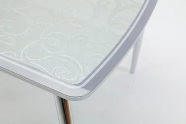 Столешница Чикаго КЗ (6191) серый,завитки серые