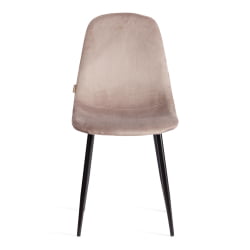 Стул BREEZE (mod. JSC-58) Велюр/металл , 44 х 53 х 86 см, coffee (кофейный) HLR 9 / черный