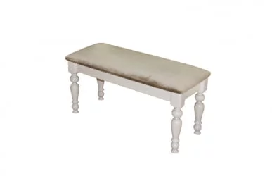 Банкетка №12 Белый полупрозрачный