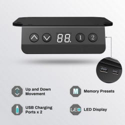 Геймерский стол EUREKA ERK-L60L-RB