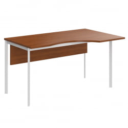 Стол эргономичный IMAGO-S CA-1SD(L/R) орех французский белый полуматовый