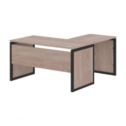 Стол письменный угловой левый XTEN-QP XQPCT 1415 L Дуб Сонома Антрацит