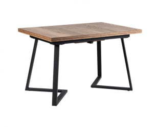 Стол Роналдо раздвиж. 120-160 Галифакс Табак/Бабочка