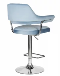 Стул барный DOBRIN CHARLY Пудрово-голубой велюр MJ9-74