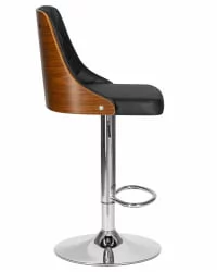 Стул барный DOBRIN MARTIN Черный PU ABA 001