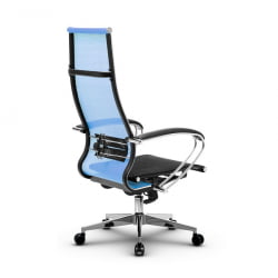 Кресло офисное МЕТТА B 1m 7/K131, Основание 17834 Комплект 3 Васильковое Черное