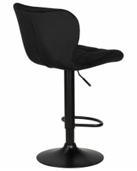 Стул барный DOBRIN BARNY BLACK (черный велюр (MJ9-101))