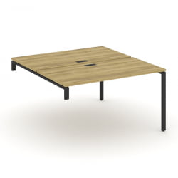 Двойной стол-надставка на опорную тумбу CONCEPT CN.DSN-003 Кобо Антрацит