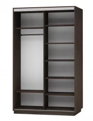 Шкаф-купе двухдверный Экспресс Дуо Экспенс 1400х2400h Венге